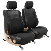 Beesdam Legacy Plus Seat Cover custom-fit seat covers - Charcoal canvas with Black leather